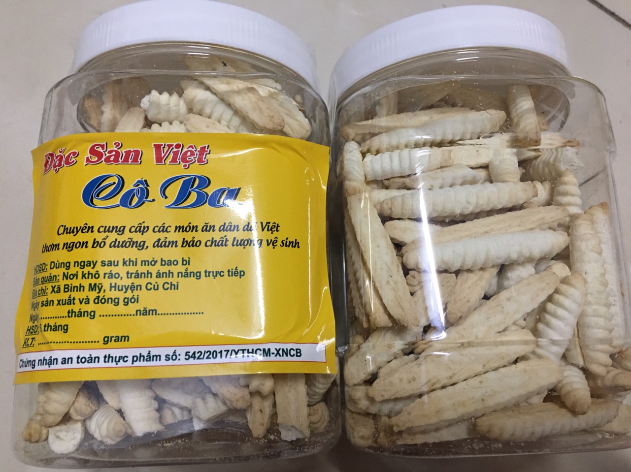 [300g] Bánh con sâu thơm ngon béo vị cốt dừa - đồ ăn vặt