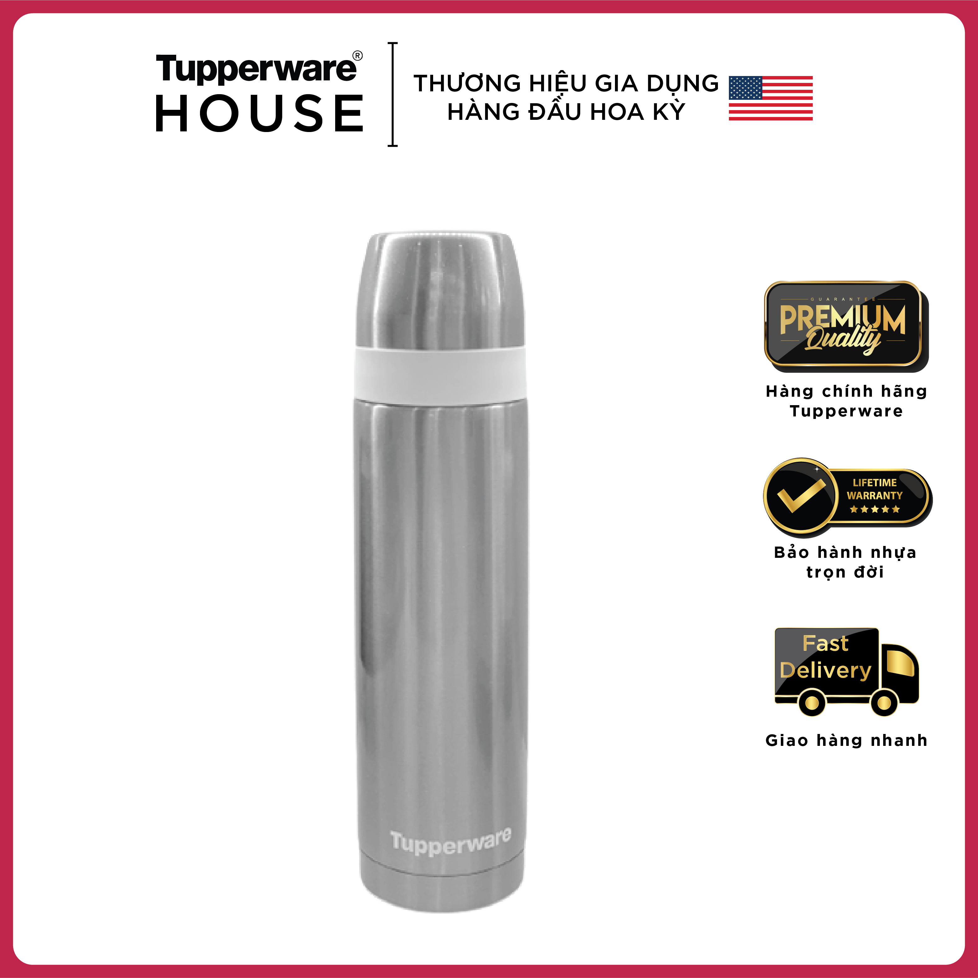 Bình giữ nhiệt Tupperware Thermos Sparkling 500ml