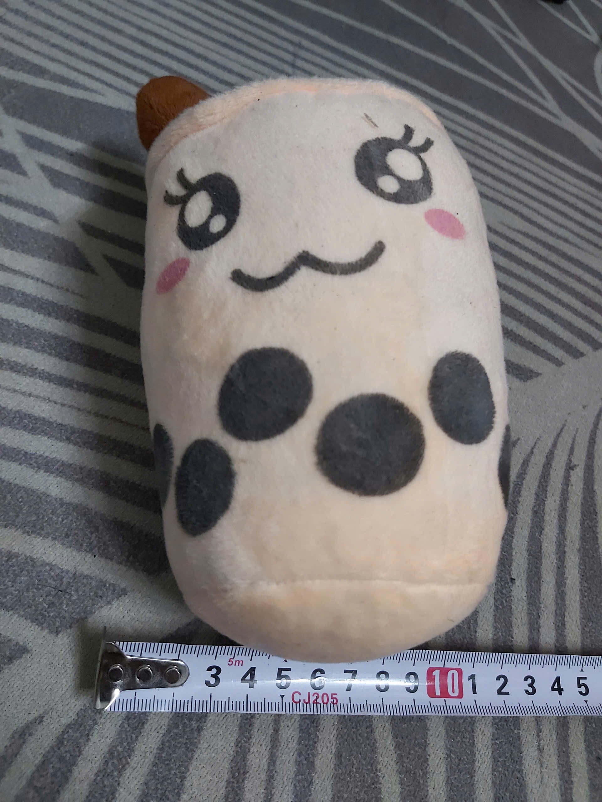 10 Muỗng nhựa dài 15cm trà sữa màu đen thìa dùng một lần.