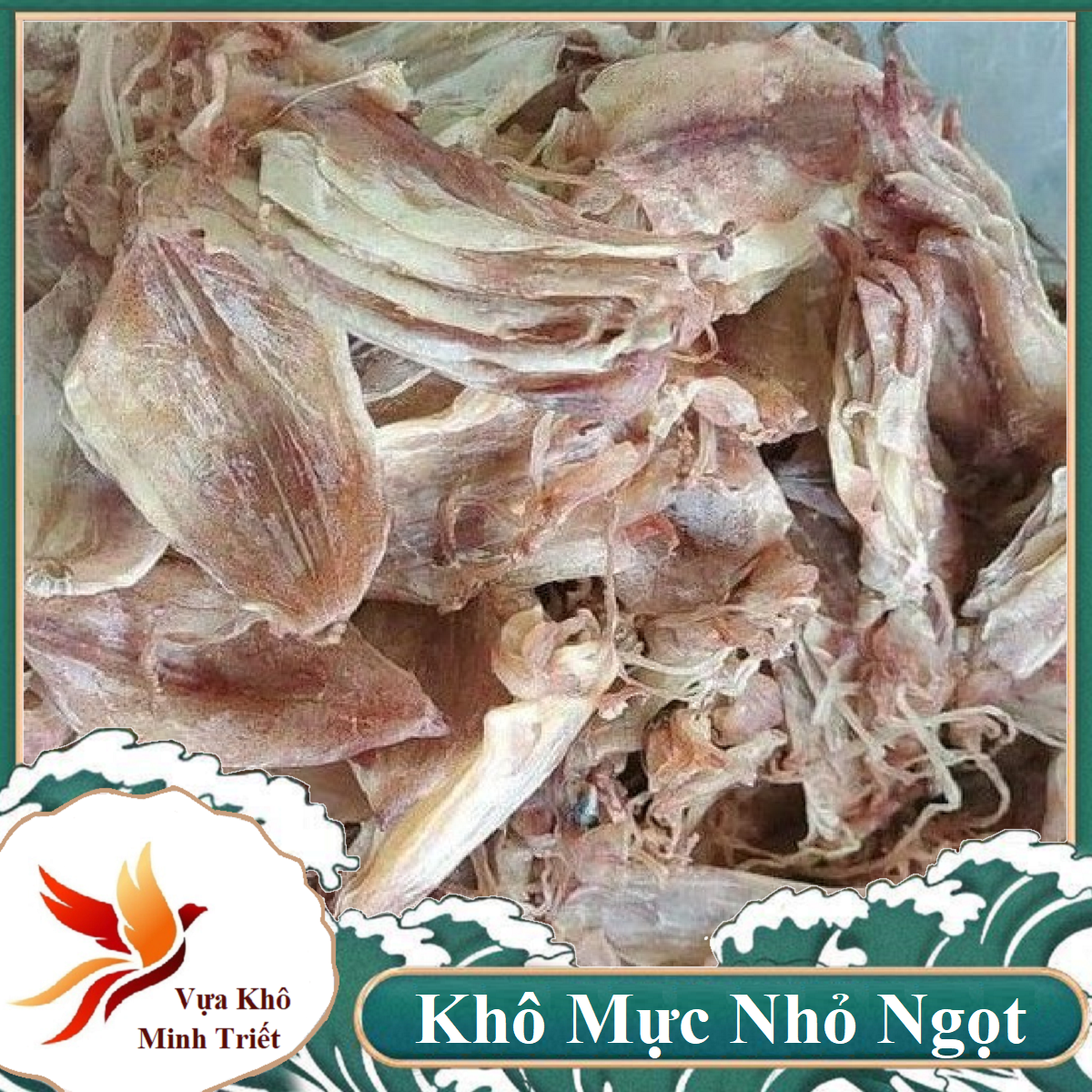 Khô mực nấu súp ngọt nước , rim chua ngọt , mực đồng tiền 500gr- Vựa khô Minh Triết