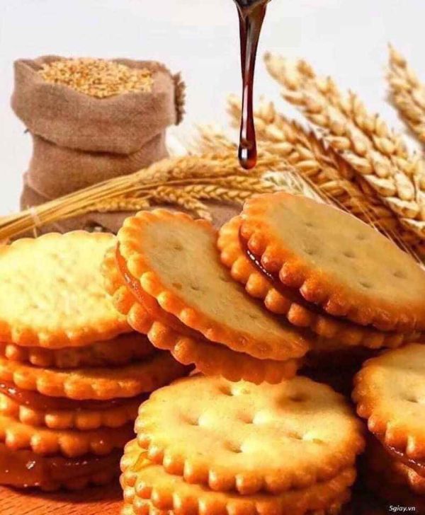 Bánh quy trứng muối Đài Loan 500 gram (Bánh quy trứng muối 500gram)