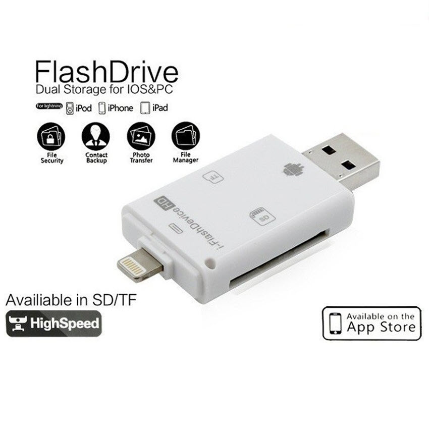 Đầu đọc thẻ nhớ MicroSD cho iPhone, iPad chất lượng cao