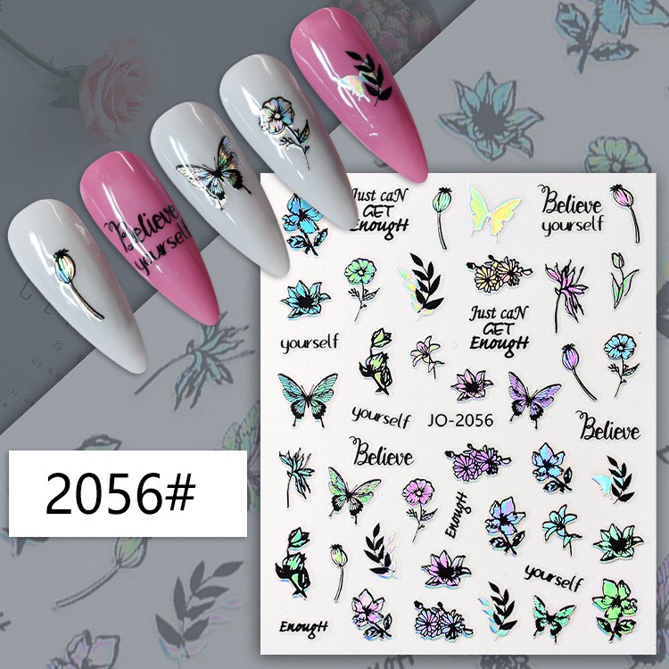 STICKER DÁN MÓNG CHỦ ĐỀ HOA 3