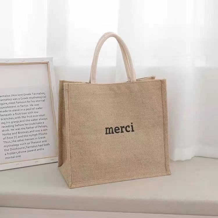 Túi cói Merci phong cách vintage