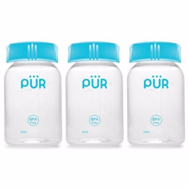 BỘ 3 BÌNH TRỮ SỮA PUR 125ML