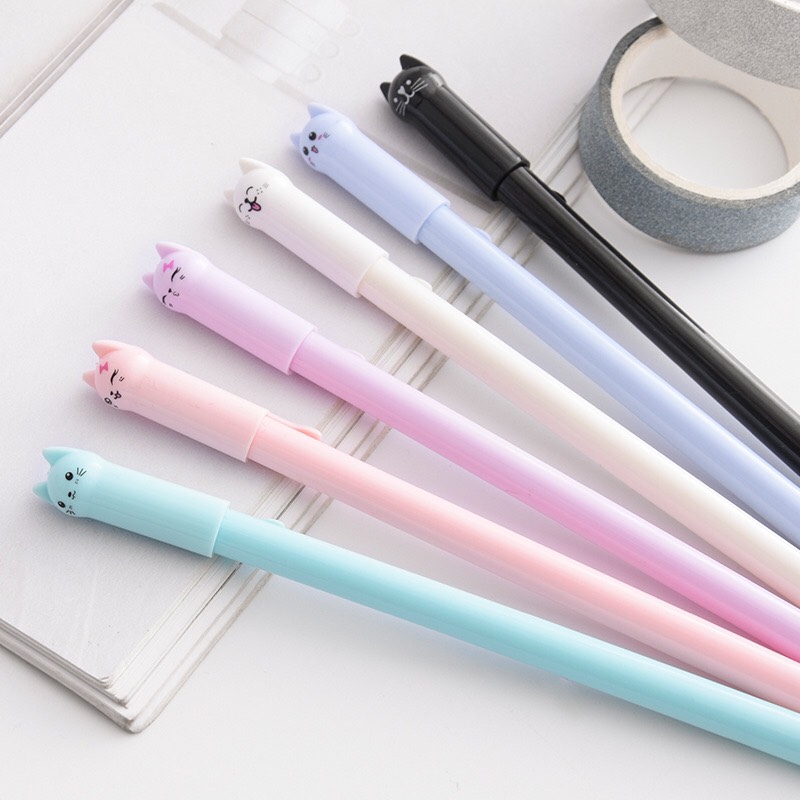 Combo 10 bút nước mèo kute