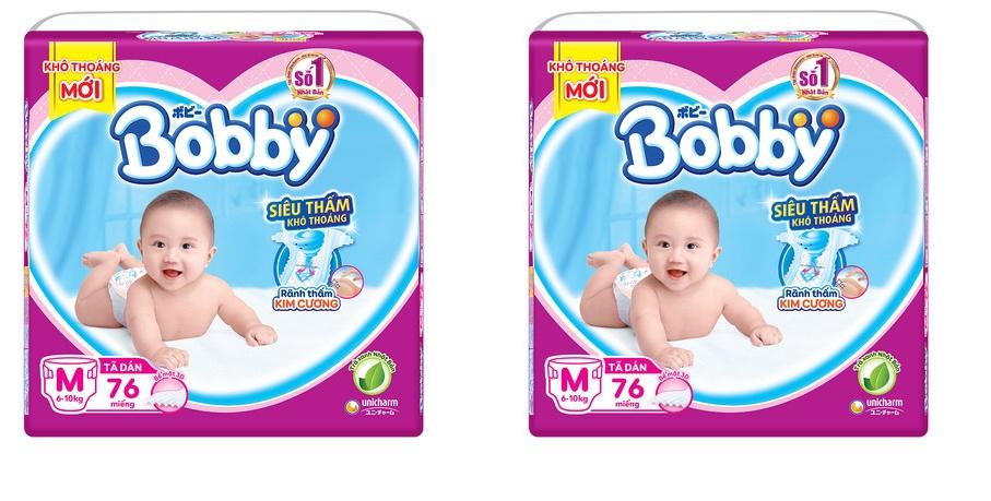 Bỉm dán Bobby M76 (6-10kg)