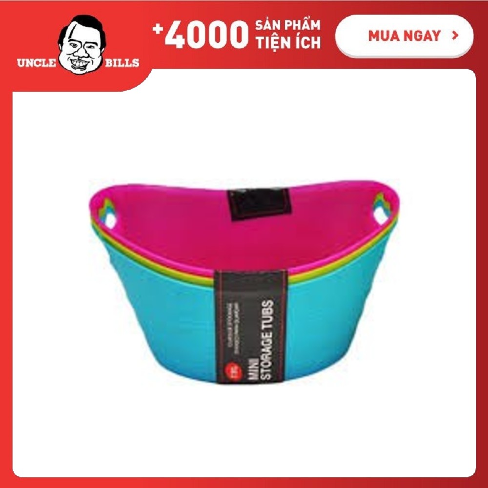 Rổ Đựng Đồ Mini Hình Tròn 3 Cái UBL KS0100 (oval)