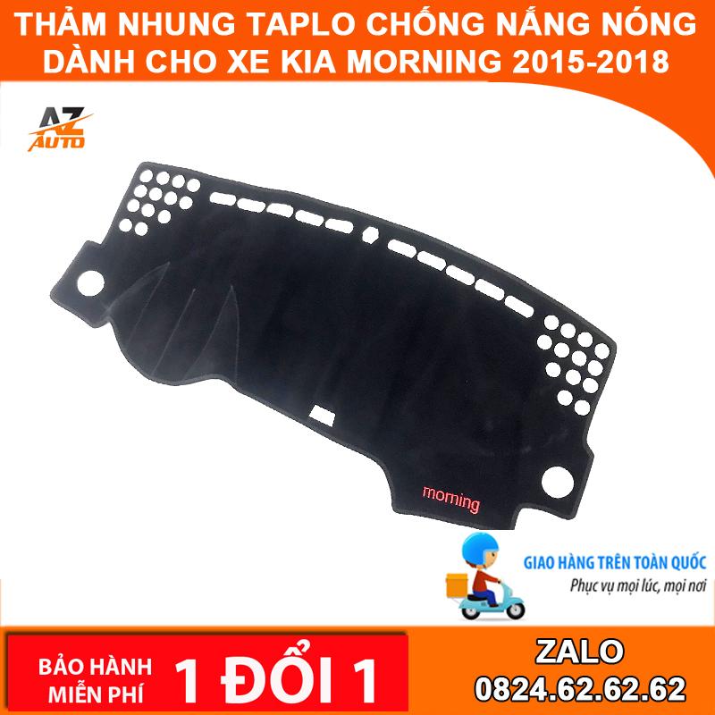 Deal Ưu Đãi Thảm Nhung Taplo Chống Nắng Nóng Dành Cho Xe KIA Morning 2015-2018 Deal Ưu Đãi Thảm Nhung Taplo Chống Nắng Nóng Dành Cho Xe KIA Morning 2015-2018