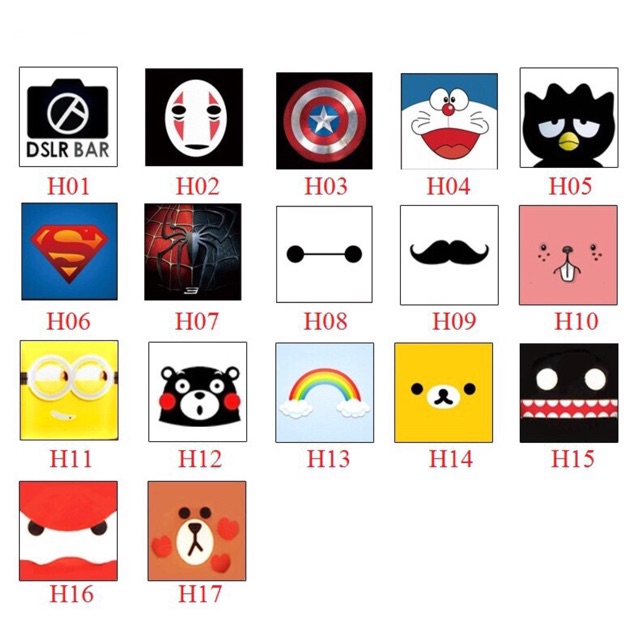 Hotshoe che chân flash hoạt hình