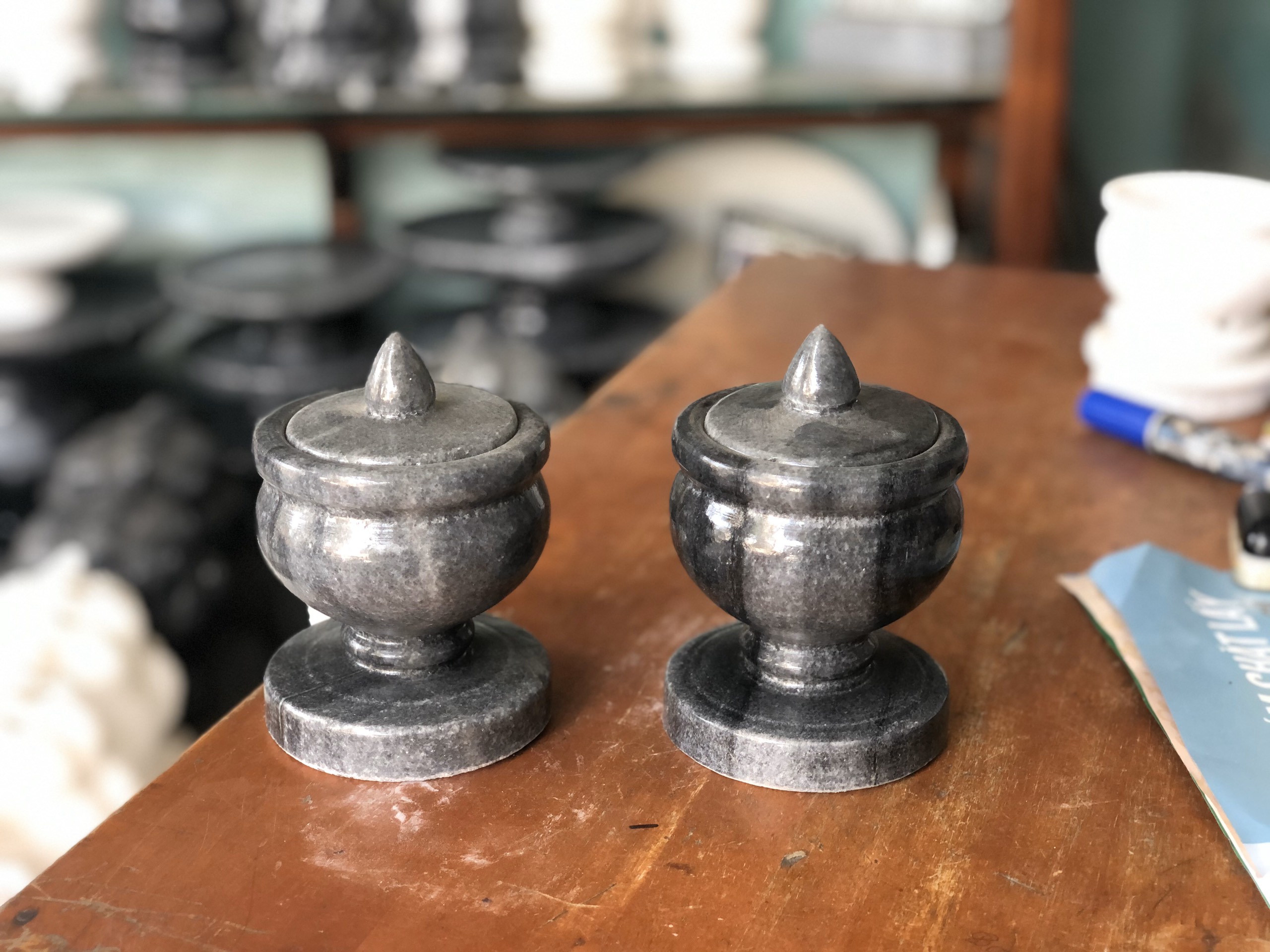 [FreeshipMAX] ly nước thờ đá non nước cao 12cm bán theo đôi