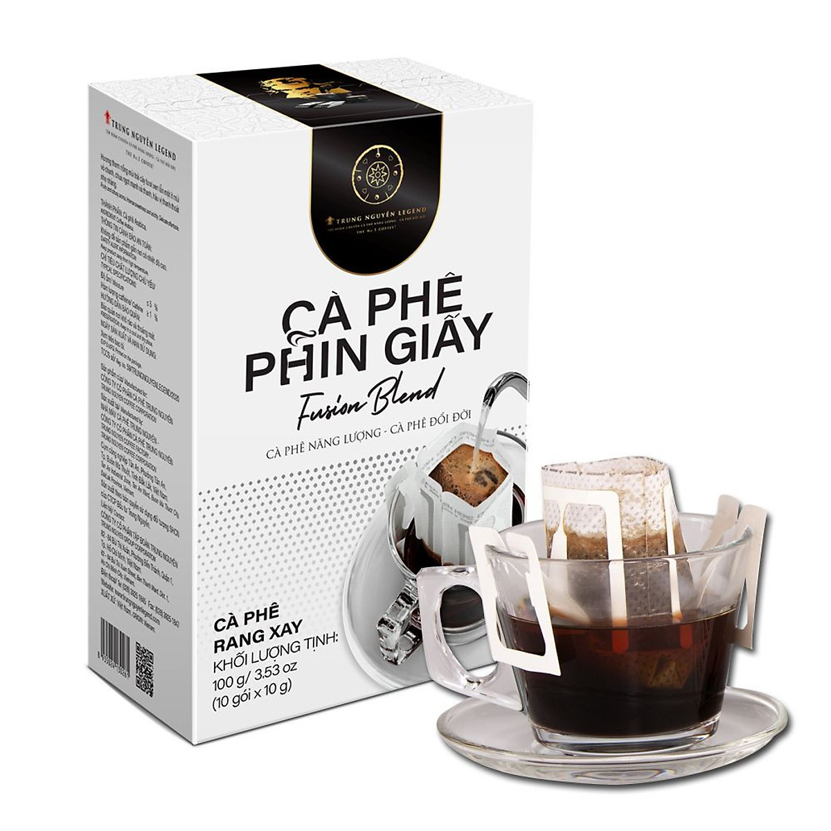 (Combo 3 Hộp Phin Giấy Ngẫu Nhiên) cà phê phin giấy Trung Nguyên