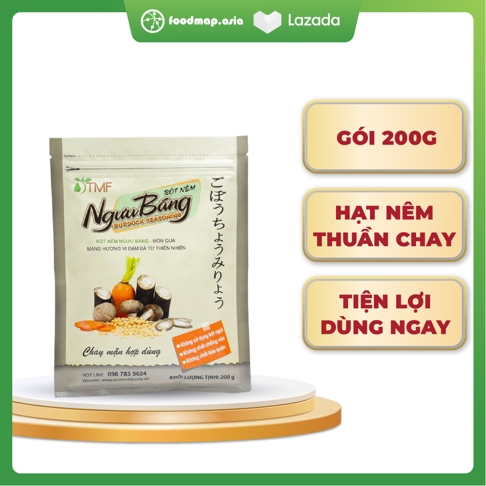 Hạt Nêm Thuần Chay Ngưu Báng - Gói 200g