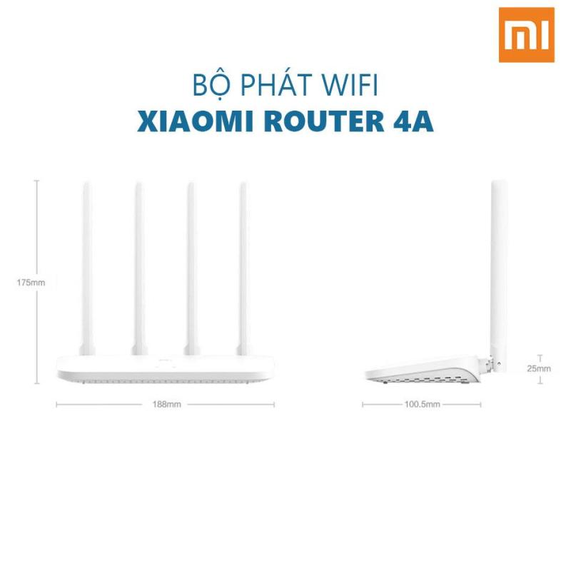 Bảng giá Bộ Phát Wifi Xiaomi Router 4A Công Suất 2.4 GHz và 5 Ghz 4 Angten 16MB ROM 64RAM DDR3 - Bảo hành 12 tháng - Thế Giới Gia Dụng 4.0 Phong Vũ