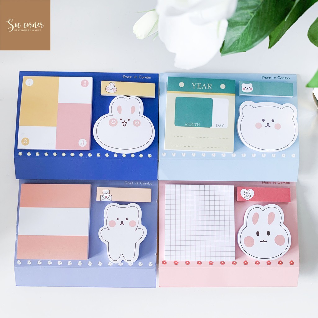 [HCM]Set giấy note Post it 3 loại