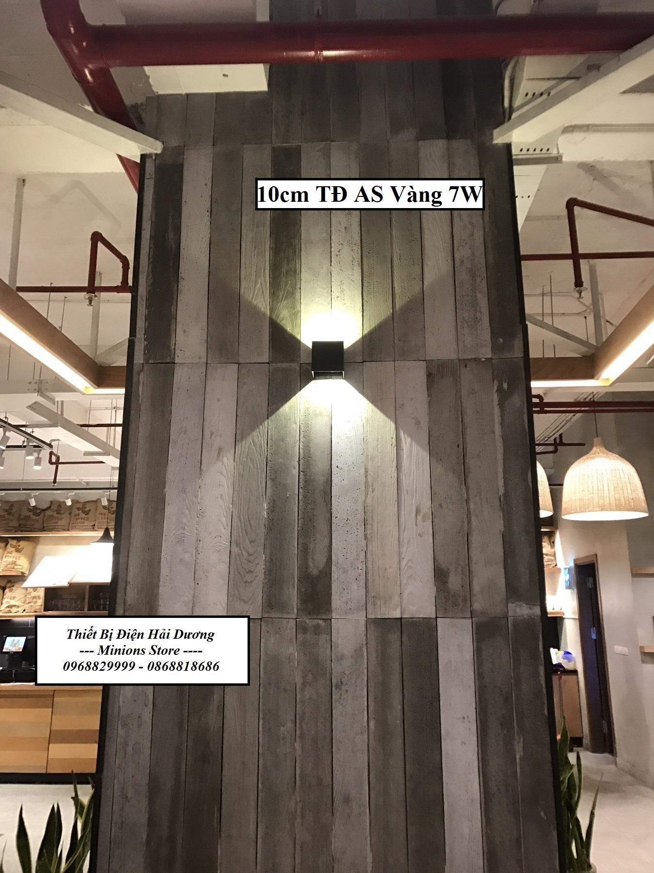 Đèn hắt tường nổi 2 đầu hình khối chữ nhật TN175