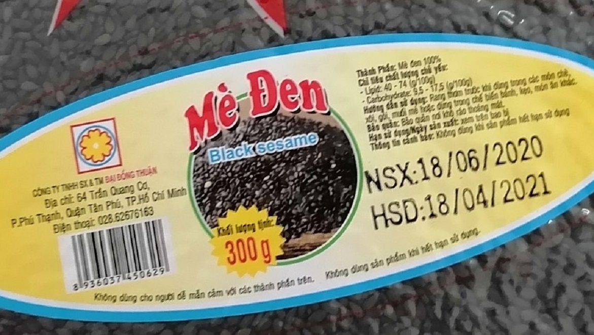 [Gói 300g] HẠT MÈ ĐEN [VN] ĐẠI ĐỒNG THUẬN Black Sesame