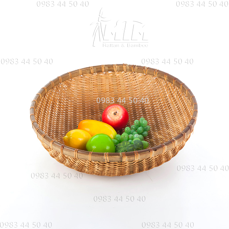 Rổ Rá tre, rổ rá vo gạo, rửa rau quả, chà cá.