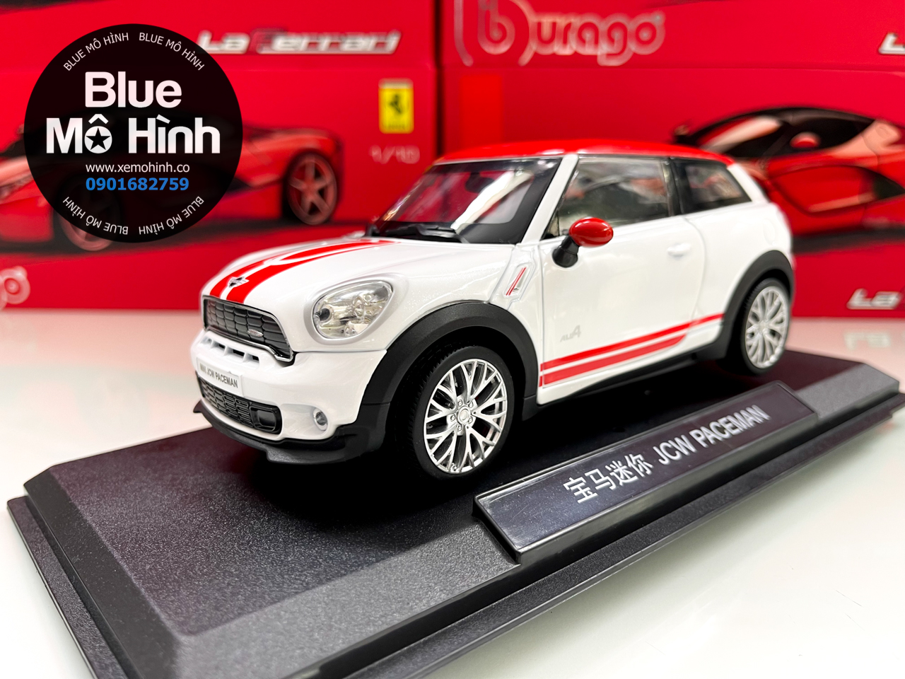 Blue mô hình | Xe mô hình Mini Cooper Paceman 1:24