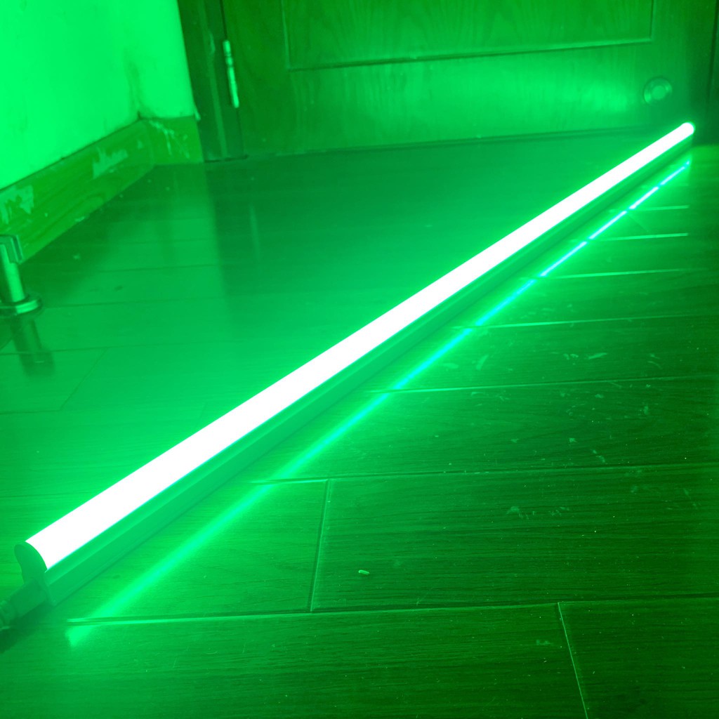 Đèn LED neon Tuýp quay tiktok LED thanh nhiều màu T5 Liền Máng Dài 30/60/90/120 cm, Màu Xanh lá, xanh dương, hồng, đỏ