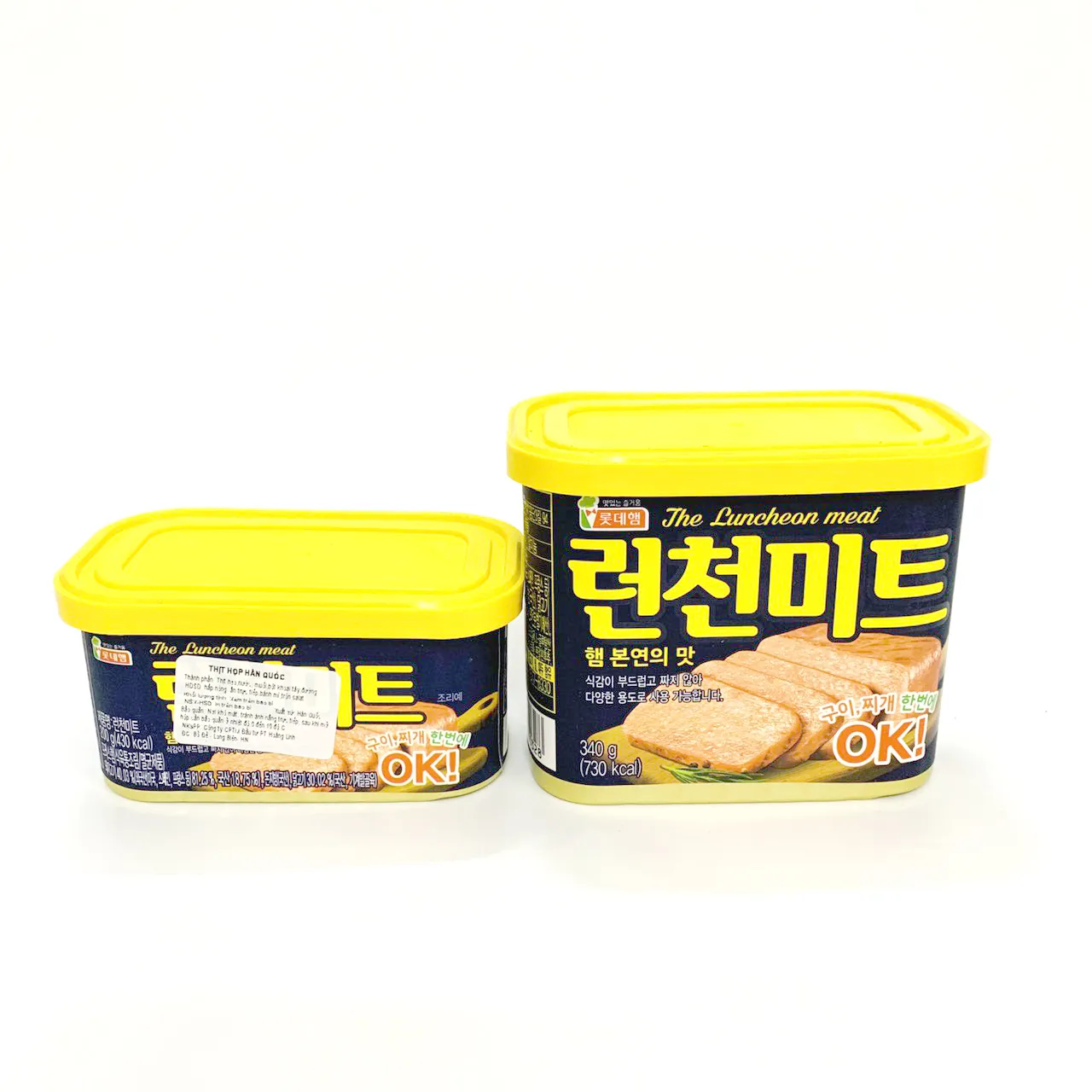 Thịt Hộp Spam Luncheon Meat Lotte Hàn Quốc Nhập Khẩu 200gr