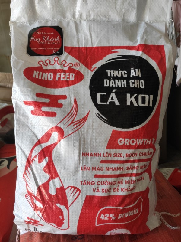 Cám cá Koi tăng trưởng King Feed-42%đạm (5kg)