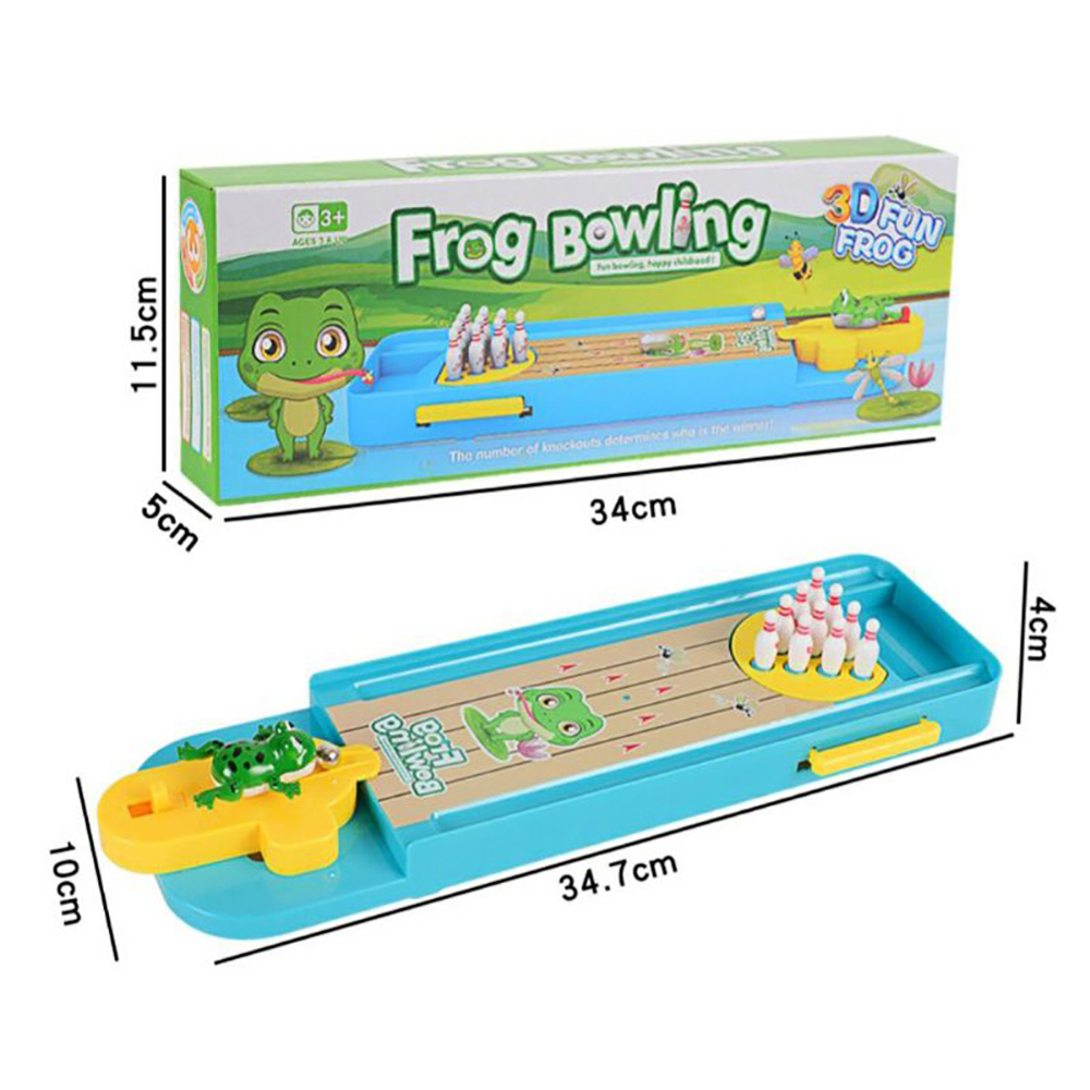 Bộ trò chơi Frog Bowling Thú Vị