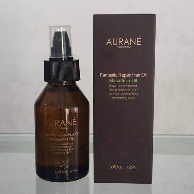 TINH DẦU DƯỠNG TÓC SOFTLISS AURANE MACADAMIA HAIR OIL DƯỠNG BÓNG TÓC CHÍNH HÃNG 125ML