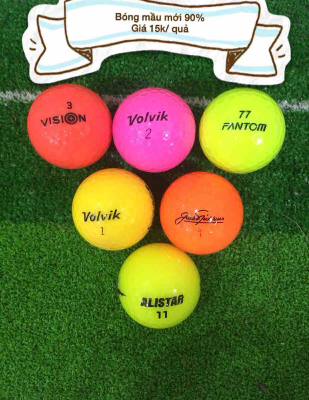 10 quả bóng golf màu mới trên 90 phần trăm