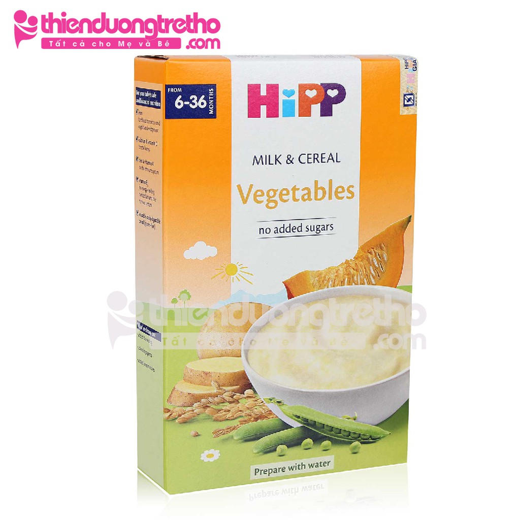 Bột Ăn Dặm HIPP Vị Mặn Bí Đỏ 250G