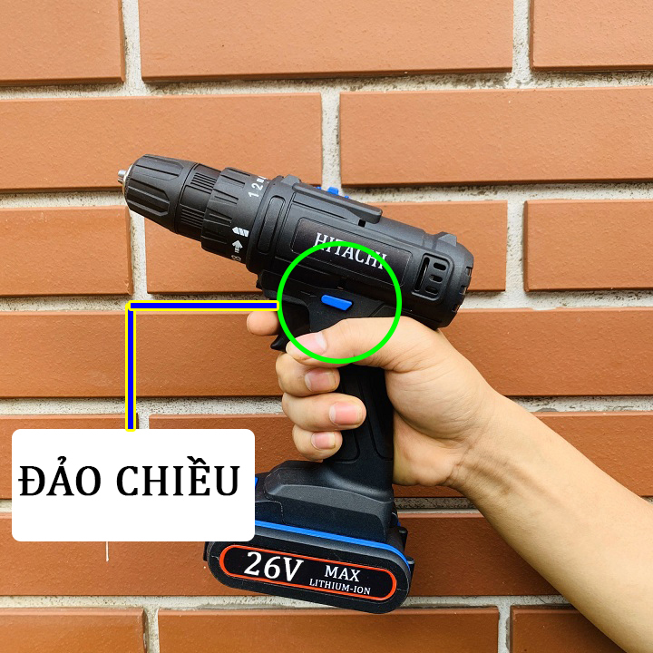Khoan pin Hitachi 26V Siêu Khoẻ