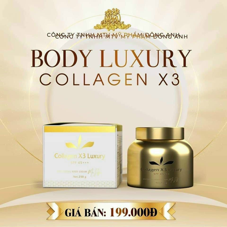 KEM 𝐁𝐎𝐃𝐘 𝐂𝐎𝐋𝐋𝐀𝐆𝐄𝐍 𝐗𝟑 𝐋𝐔𝐗𝐔𝐑𝐘 Mỹ Phẩm Đông Anh chính hãng