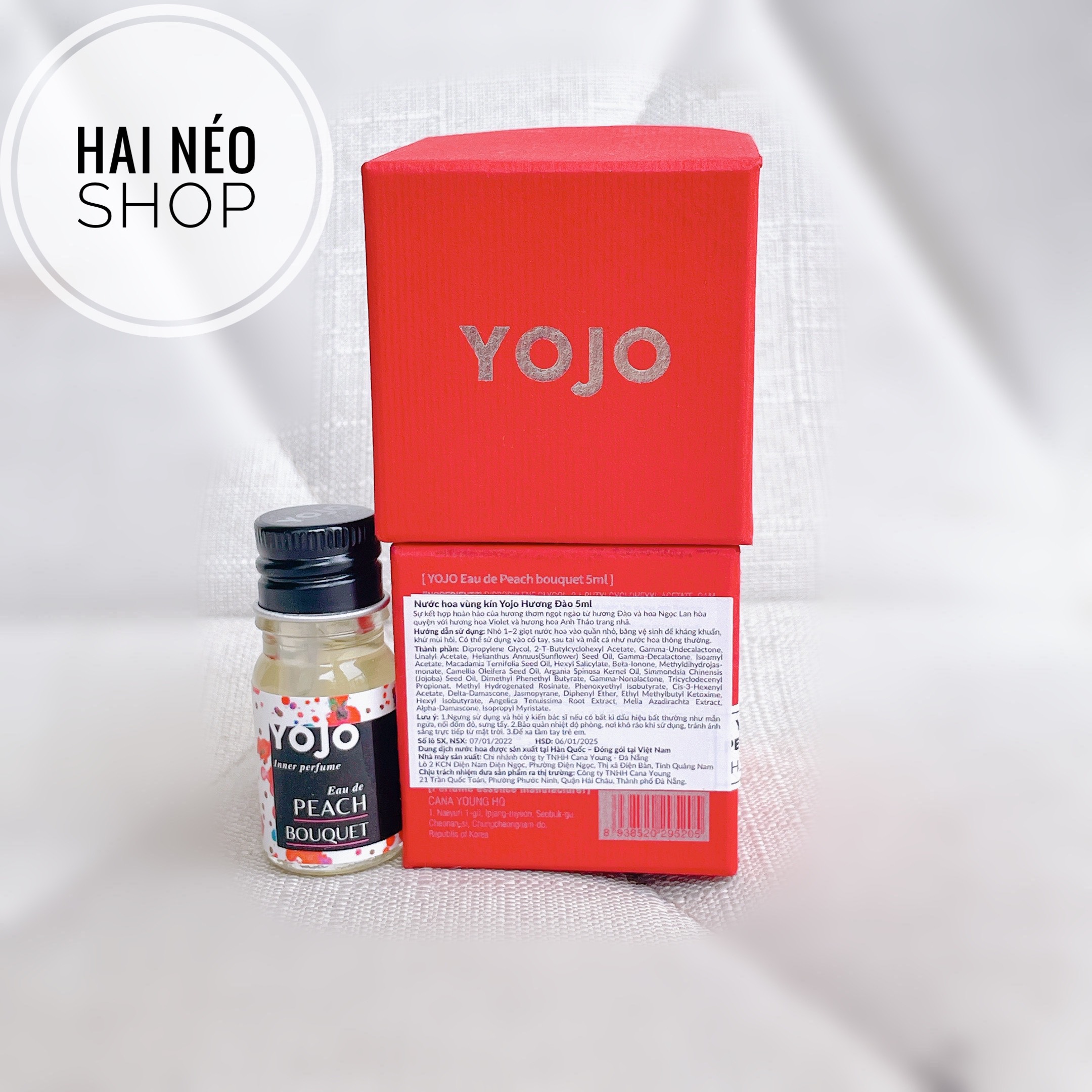 [DATE 01/2025] Nước hoa vùng kín YOJO LADY 5ml (Hàn)