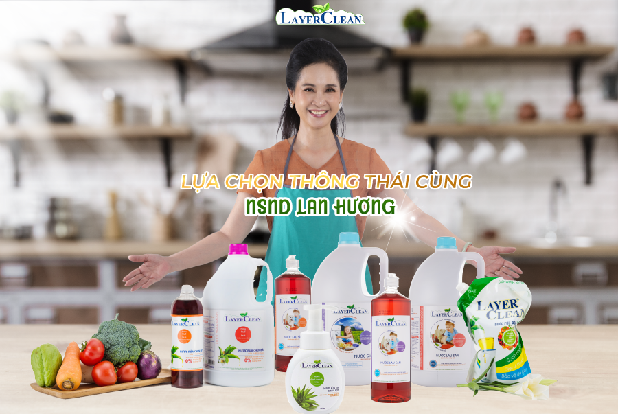 Nước rửa chén bát Layer Clearn 5l lương Quýt