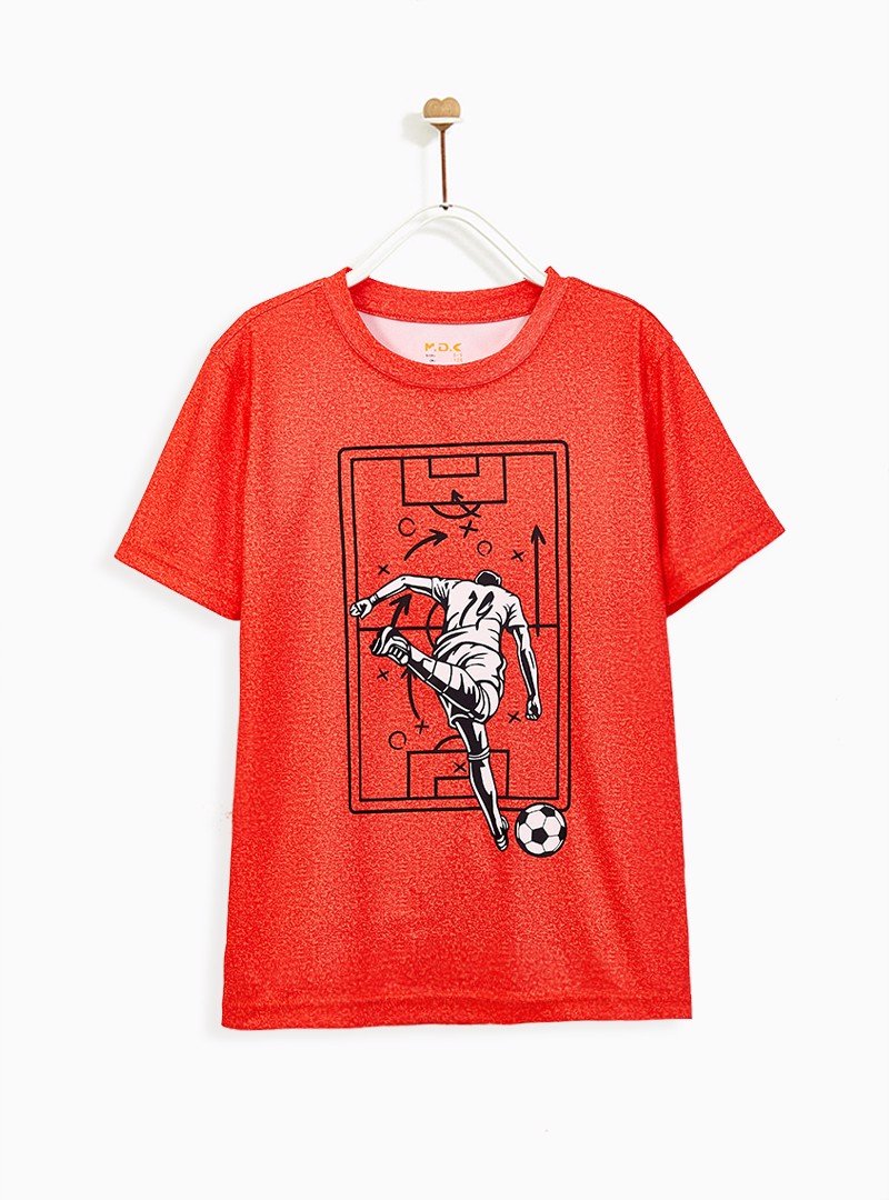 Áo Thun Bé Trai M.D.K Soccer Printed Regular Tee