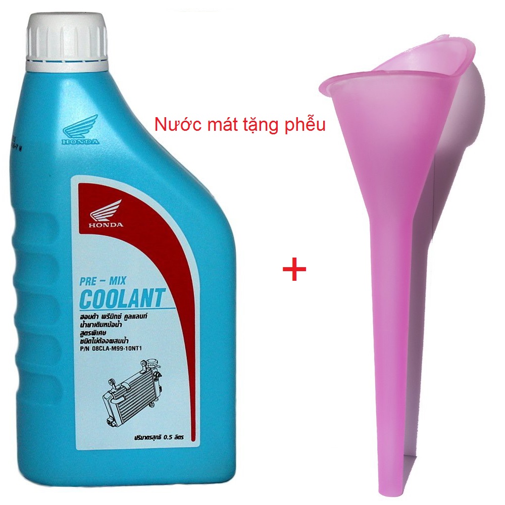 Nước làm mát xe máy HonDa, nước mát xe Honda Pre-Mix Coolant hàng chính hãng nhiều kích cỡ khách lựa chon