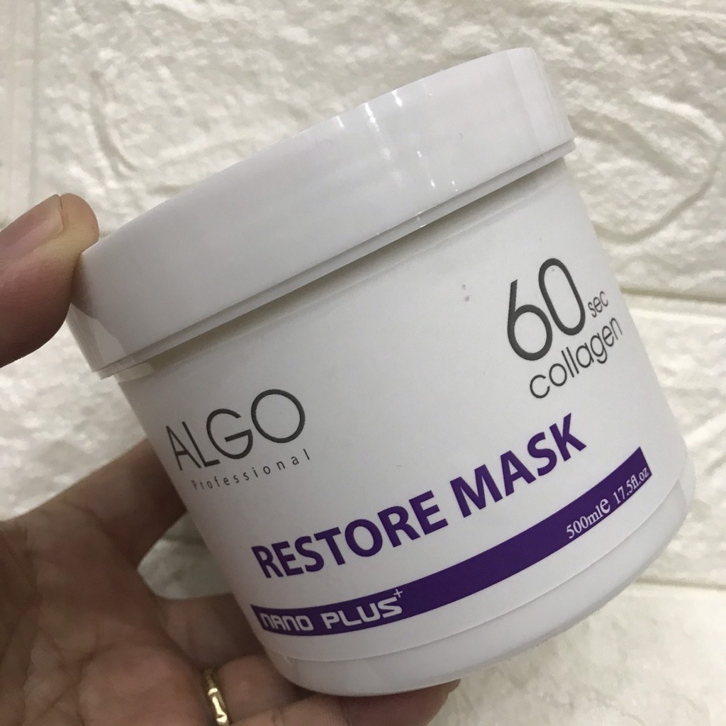 Mặt nạ dưỡng tóc Collagen 60s Algo Nano Plus 500ml (loại Hũ)