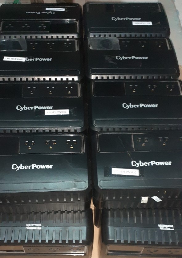 [HCM]CyberPower 600VA - Bộ lưu điện (UPS) 600VA/360W (Like New gồm ắc quy - BH: 12 tháng)