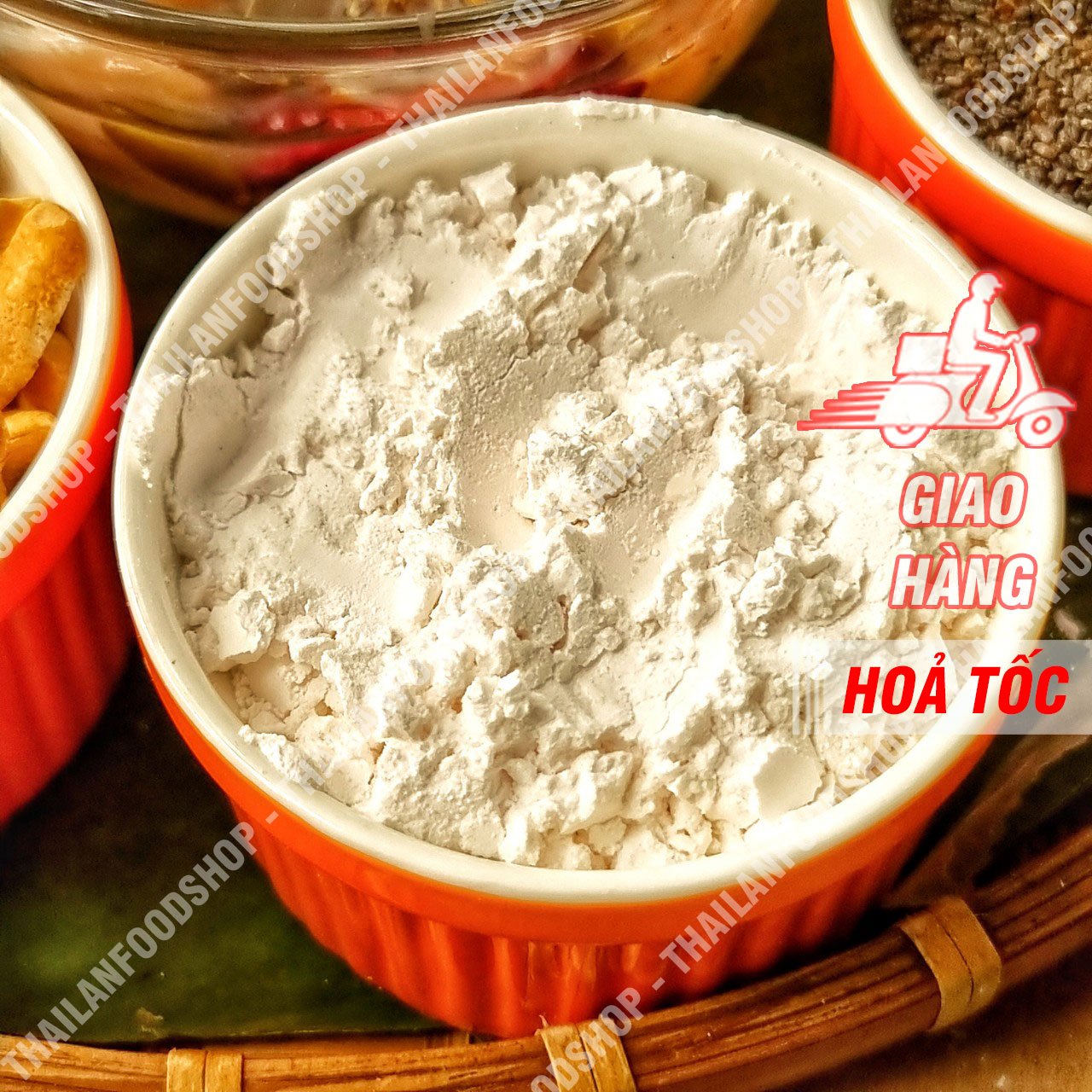 Tinh Bột Củ Sen ( 100% Nguyên Chất Từ Củ Sen Tươi ) - Lon 350gram