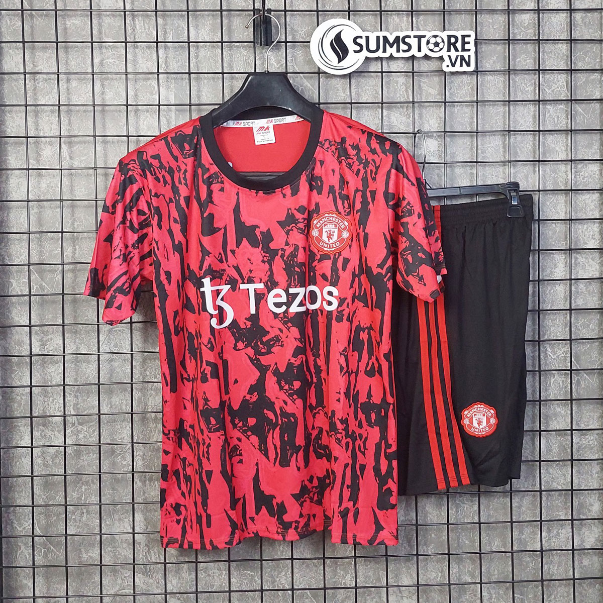 Quần Áo Đá Bóng Thể Thao MUN Đỏ Tập - Áo Bóng Đá Mới 2023