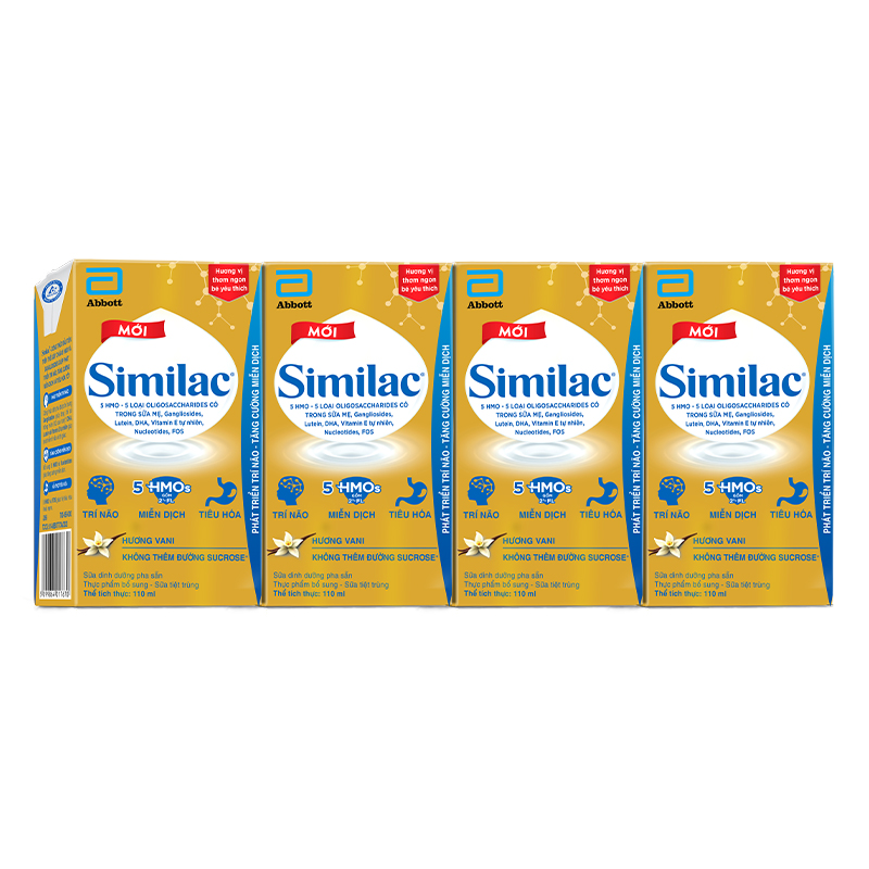 Thùng 48 hộp Sữa bột pha sẵn Similac IQ 110ml Dễ Uống