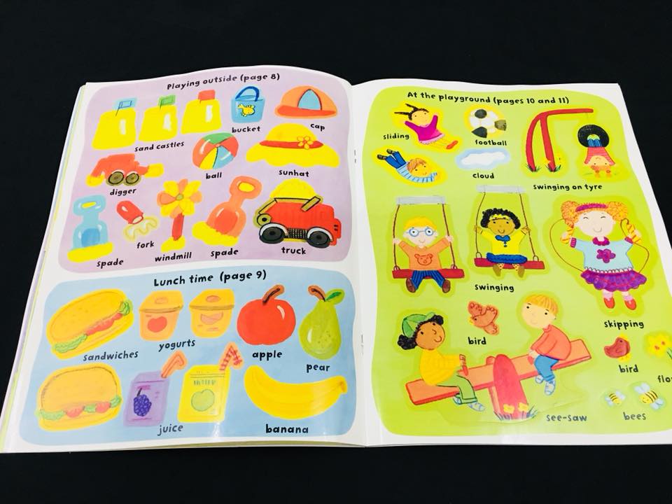 Usborne Sticker Book - My day