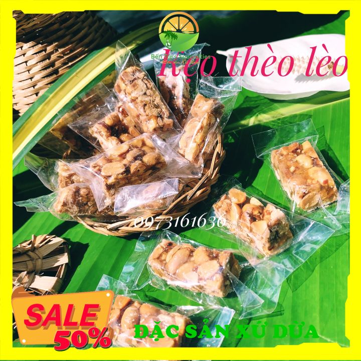 Kẹo thèo lèo đậu phộng Bến Tre
