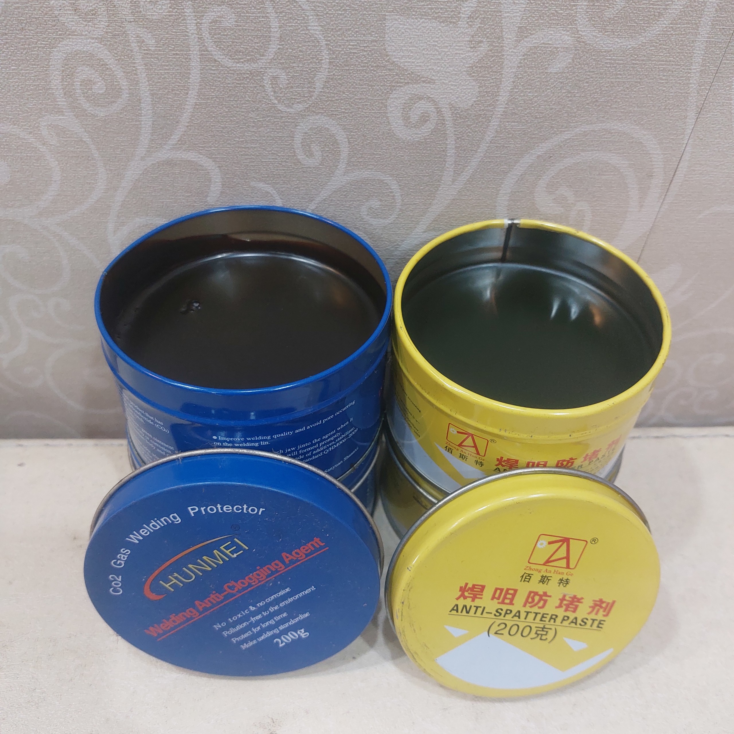 Mỡ hàn mig/mag , sáp hàn chống dính - bảo vệ mỏ hàn, hộp 200g