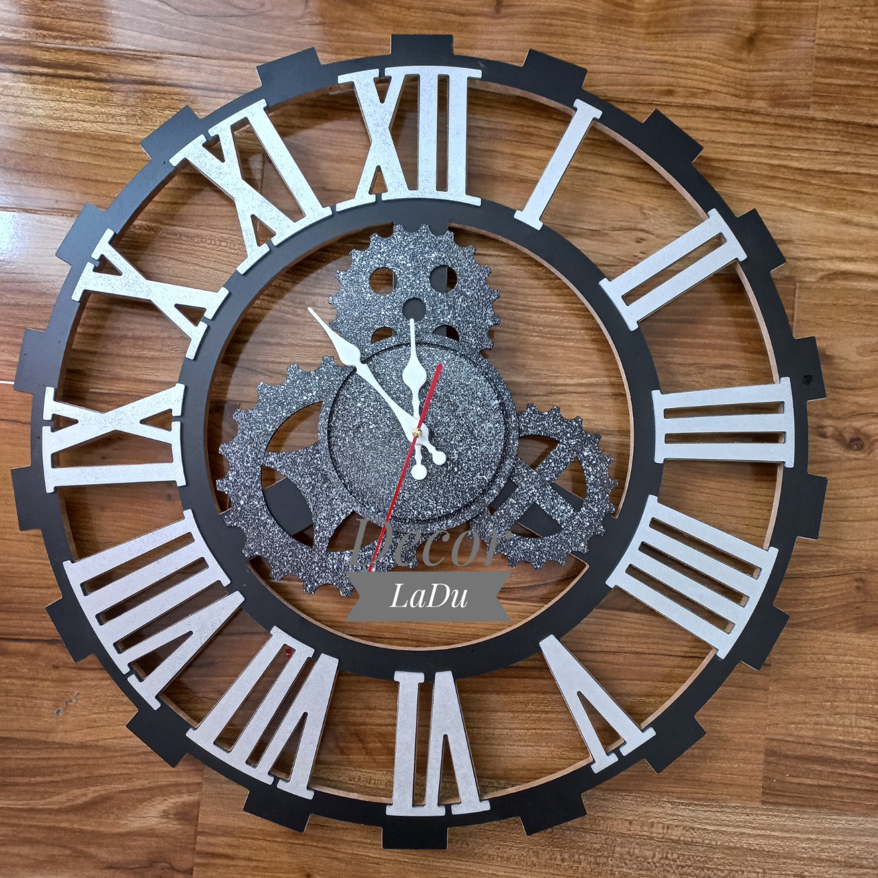 Wooden wall clock