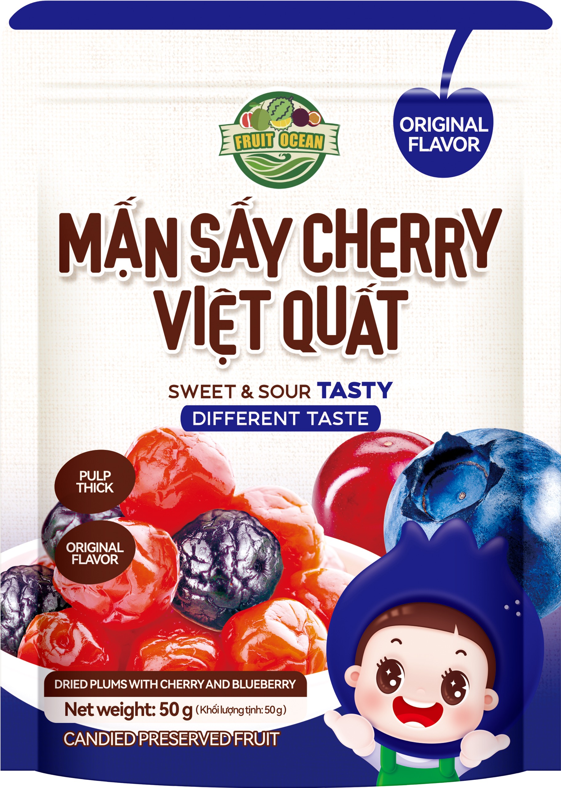 MẬN SÁY CHERRY, VIỆT QUẤT