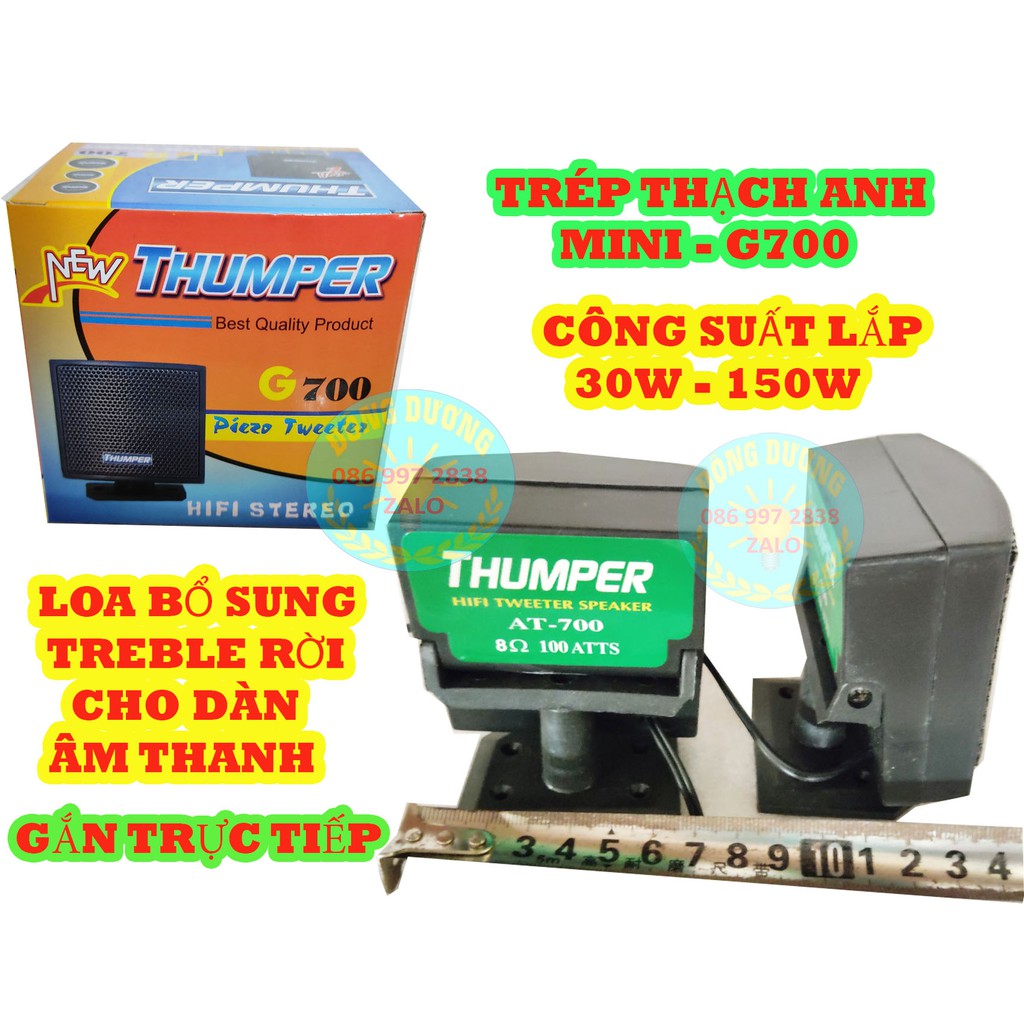 LOA SIÊU TREBLE MINI VUÔNG - GIÁ 1 ĐÔI - LOA Ô TÔ - LOA VI TÍNH - LOA TRỢ TRÉP