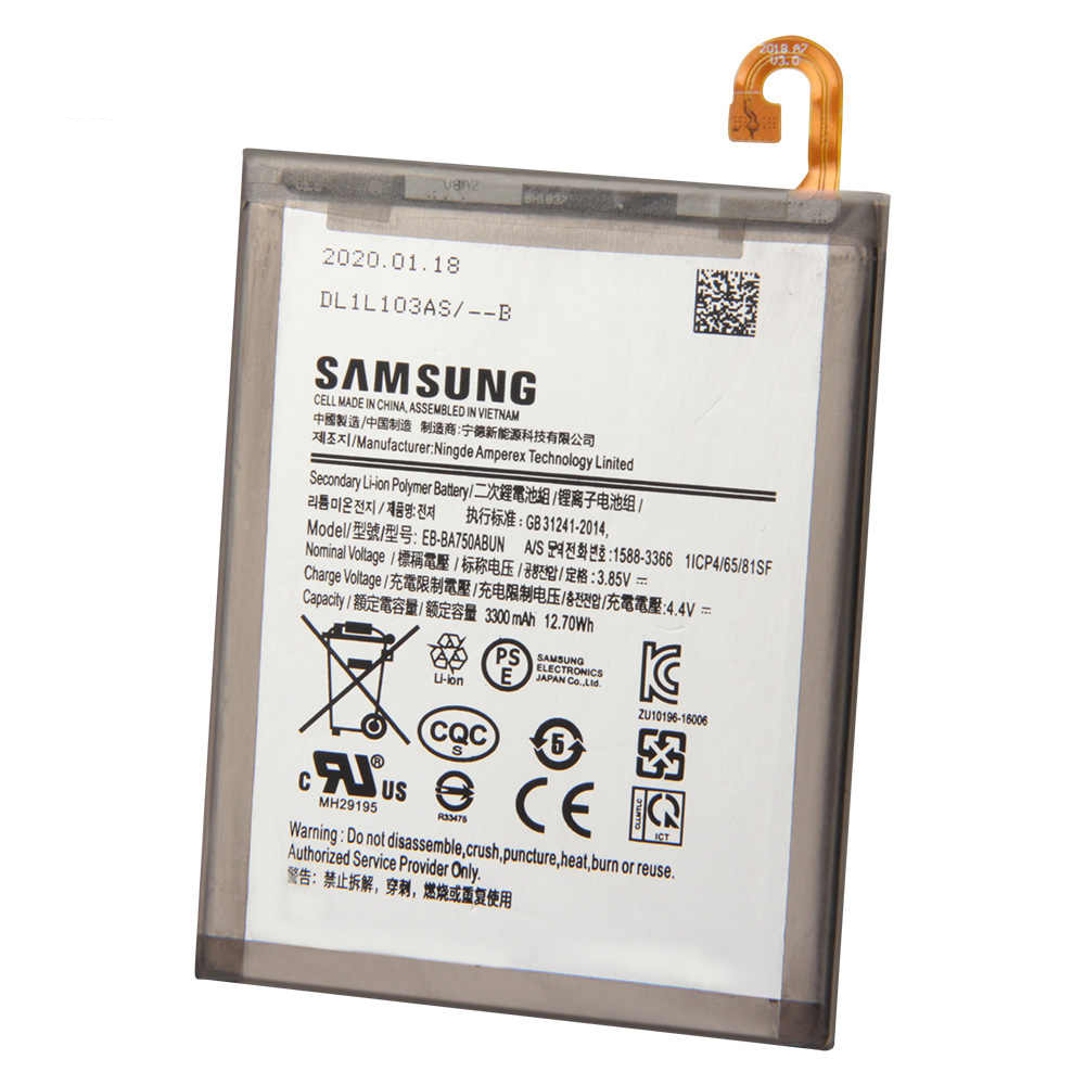 PIN SAMSUNG A10 / EB-BA750ABUN / 3300mAh ( LOẠI 1 BẢO HÀNH 6 THÁNG )