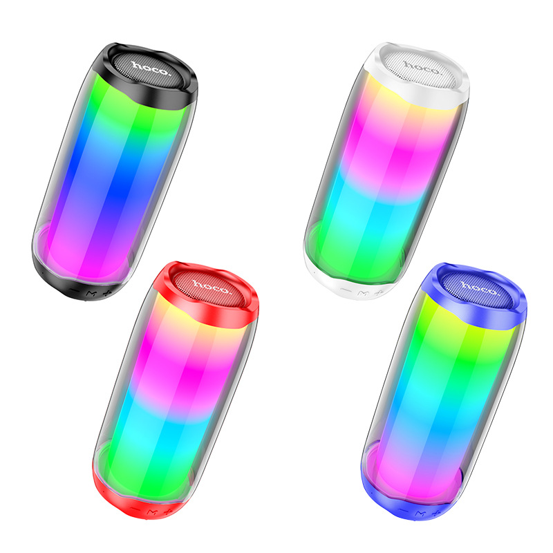 Loa hoco HC8 Bluetooth không dây phát sáng đèn  LED 360