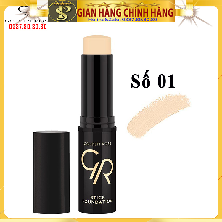 Phấn nền kiềm dầu Che khuyết điểm siêu mịn chính hãng Golden Rose/ Phấn nền cây cho da dầu da mụn - Kem nền kiềm dầu, Kem nền cho da dầu mụn, Phấn nền thỏi Golden Rose Thổ nhĩ kỳ/ Store Pro